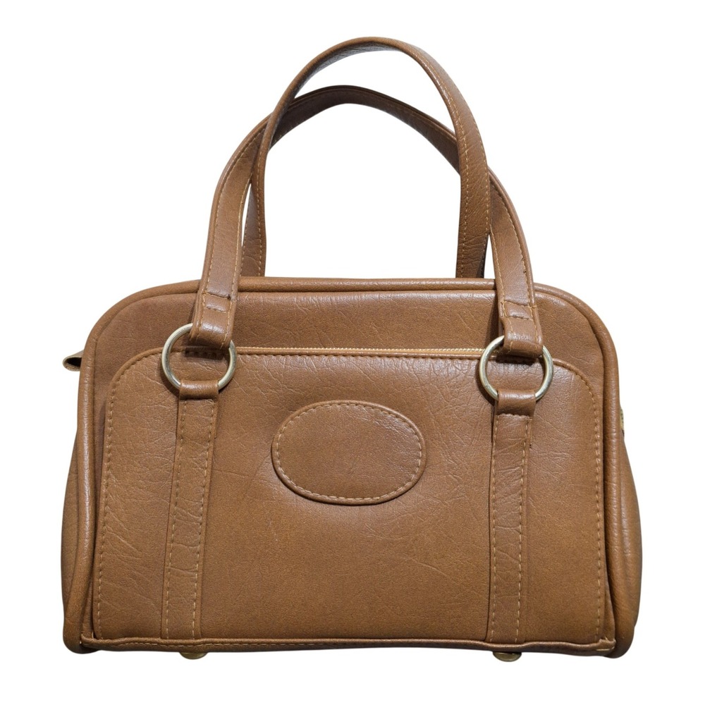 Ambassador Design Satchel Bag Women's‎ Medium Brown Organizer Vintage Excellent